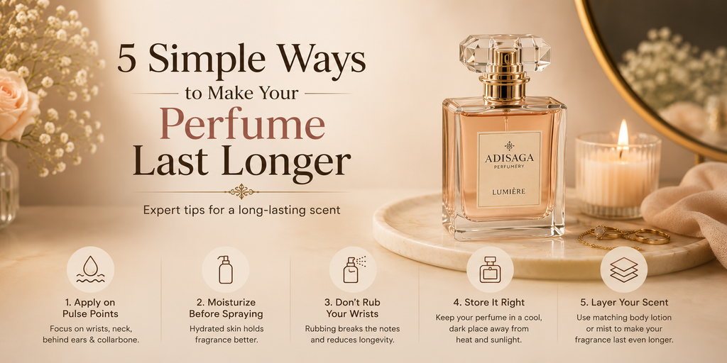 5 Simple Ways to Make Your Perfume Last Longer