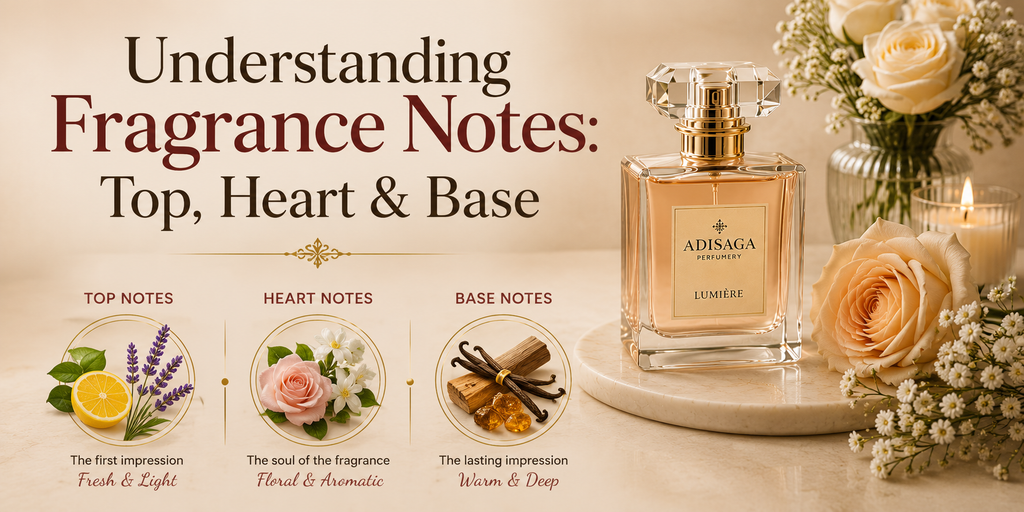 Understanding Fragrance Notes: Top, Heart & Base